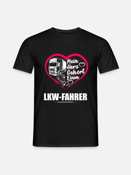 LKW-Fahrer Fernfahrer LKW Trucker Geschenk - Männer T-Shirt - Schwarz