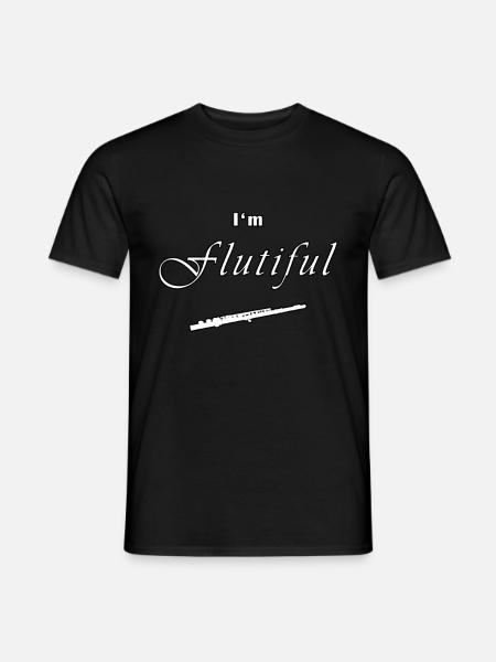 I'm flutiful - Men's T-Shirt - black