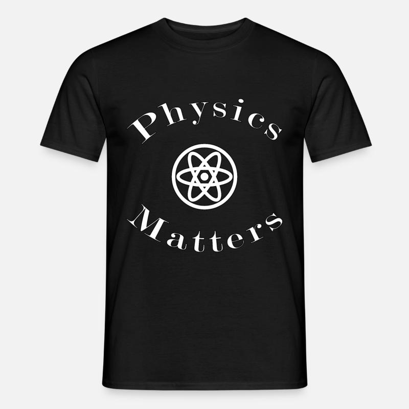 Physik - Männer T-Shirt - Schwarz