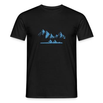 Rudern Paddeln Rudersport Kajak Geschenkidee - Männer T-Shirt - Schwarz - Vorne - AI Model Male 178 light (178cm)