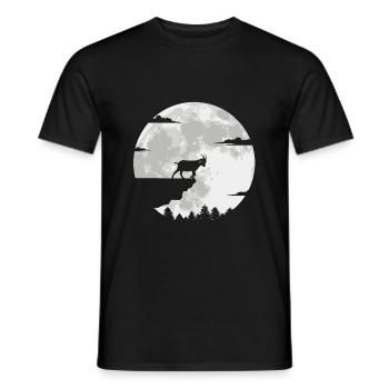 Chèvres cadeaux caprin Capricorne Capricorne capricorne lune - T-shirt homme - noir - Devant - AI Model Male 178 light (178cm)
