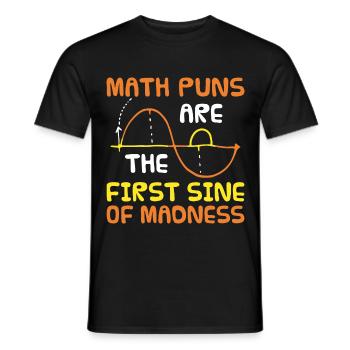 Maths d’humour Geeks geeks cadeau de maths - T-shirt homme - noir - Devant - AI Model Male 178 light (178cm)