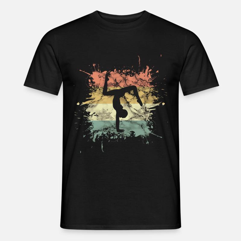Kunstturnen Turnen - Männer T-Shirt - Schwarz