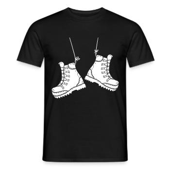 Chaussures de randonnée Randonnée Camping Aventure Trekking - T-shirt homme - noir - Devant - AI Model Male 178 light (178cm)