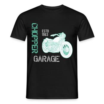 Bikers, motorcyclists - Men's T-Shirt - black - Front - AI Model Male 178 light (178cm)