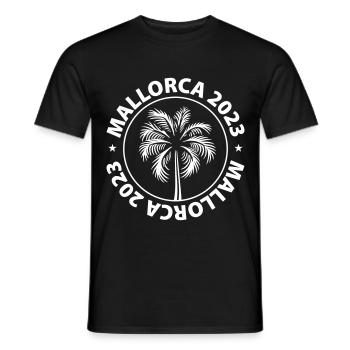 Majorque 2023 - T-shirt homme - noir - Devant - AI Model Male 178 light (178cm)