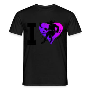 Eishockey Spieler Damen Eishockeyspieler - Männer T-Shirt - Schwarz - Vorne - AI Model Male 178 light (178cm)