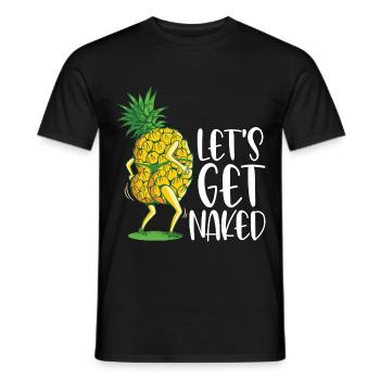 Ananas - T-shirt homme - noir - Devant - AI Model Male 178 light (178cm)