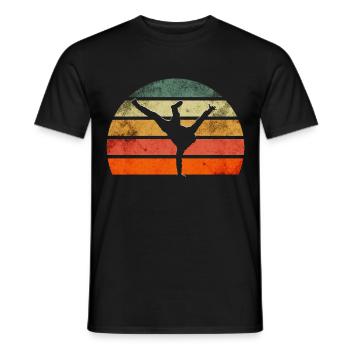 Breakdancing Breakdance Tanzen - Männer T-Shirt - Schwarz - Vorne - AI Model Male 178 light (178cm)