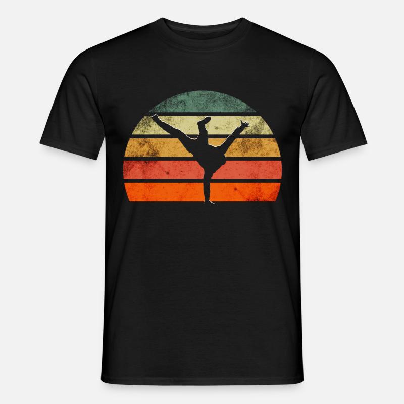 Breakdancing Breakdance Tanzen - Männer T-Shirt - Schwarz