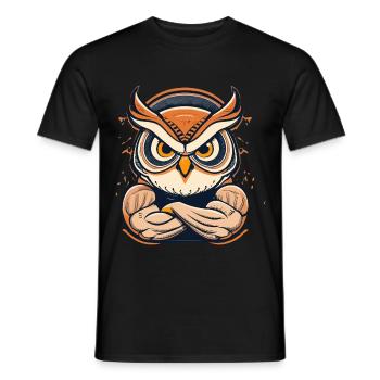 Bodybuilding Bodybuilder Lustig Geschenk - Männer T-Shirt - Schwarz - Vorne - AI Model Male 178 light (178cm)