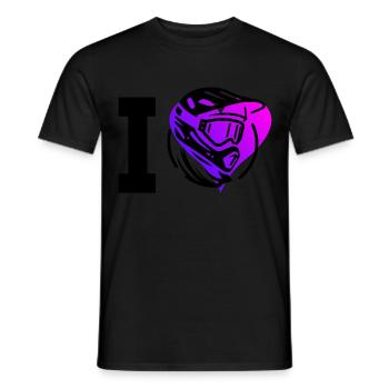 VTT VTT VTT Vététistes Hommes Cyclisme - T-shirt homme - noir - Devant - AI Model Male 178 light (178cm)