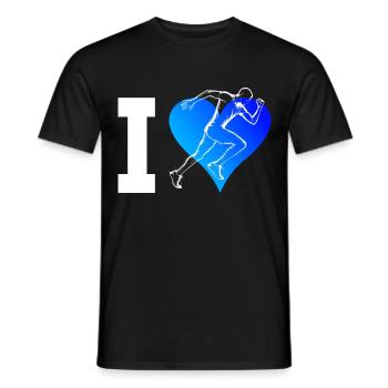 Fitness Cross Country Running Laufen Running - T-shirt homme - noir - Devant - AI Model Male 178 light (178cm)