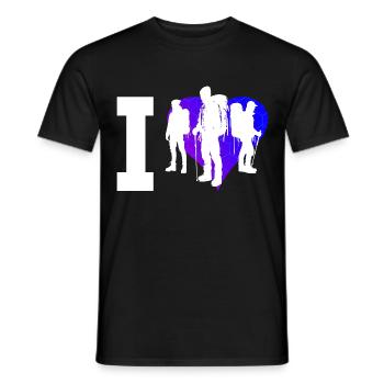 Bouldering Climbing Klettern Kletterer Boulder - Männer T-Shirt - Schwarz - Vorne - AI Model Male 178 light (178cm)