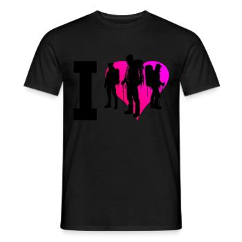 Escalade Homme Bloc Grimpeur de bloc - T-shirt homme - noir - Devant - AI Model Male 178 light (178cm)