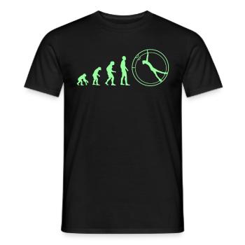 Rhönrad I Athlète I Équipe I Gift I Club - T-shirt homme - noir - Devant - AI Model Male 178 light (178cm)