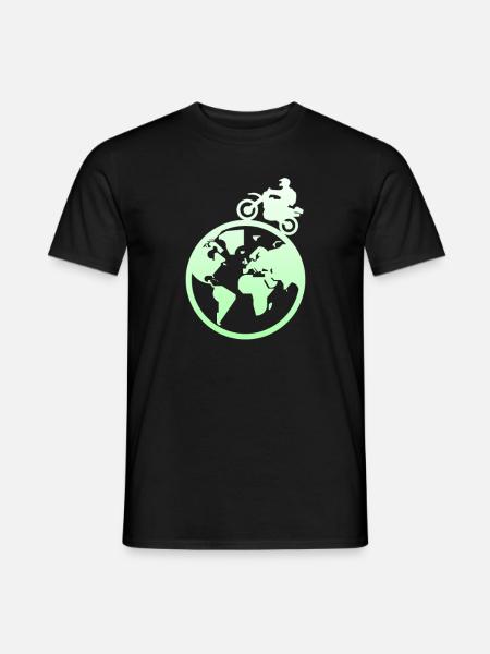 Motorrad Reisemotorrad Motorradfahrer Motorad - Männer T-Shirt - Schwarz