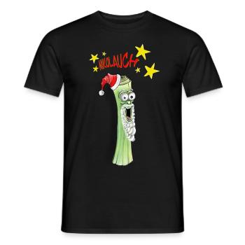 der Nikolauch - Männer T-Shirt - Schwarz - Vorne - AI Model Male 178 light (178cm)