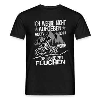 Ich werde nicht Aufgeben - Männer T-Shirt - Schwarz - Vorne - AI Model Male 178 light (178cm)