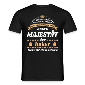 Imker | Beekeeper - Männer T-Shirt - Schwarz - Vorne - AI Model Male 178 light (178cm)