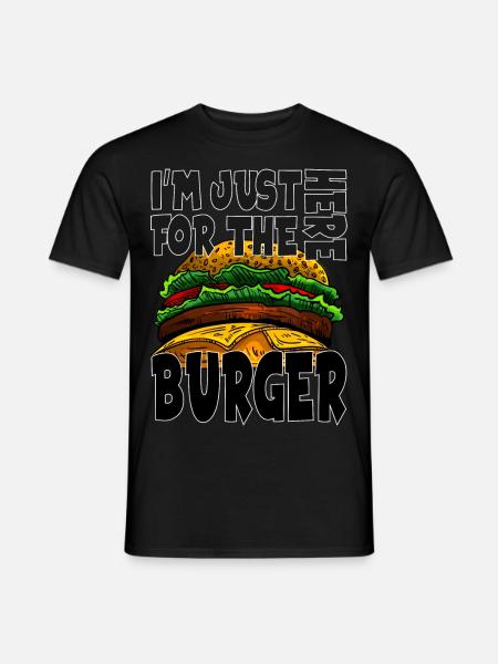 Burger - Men's T-Shirt - black