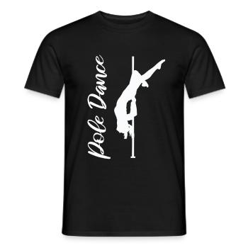 Pole Dance - Männer T-Shirt - Schwarz - Vorne - AI Model Male 178 light (178cm)