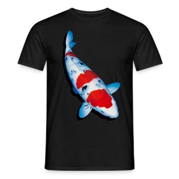 Koi - Männer T-Shirt - Schwarz - Vorne - AI Model Male 178 light (178cm)