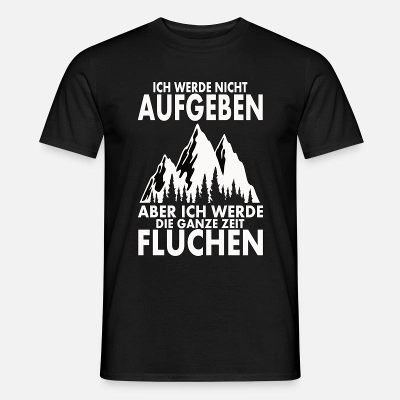 Ich werde nicht aufgeben - Männer T-Shirt - Schwarz
