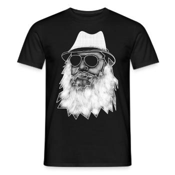 Sea captain patents A, B, C and the 6. - Men's T-Shirt - black - Front - AI Model Male 178 light (178cm)