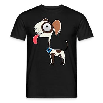 Hunde Hund Haustiere Weihnachtsgeschenk - Männer T-Shirt - Schwarz - Vorne - AI Model Male 178 light (178cm)