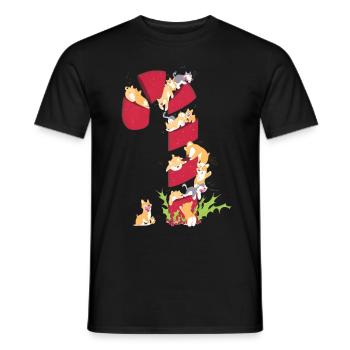 sucre d orge - T-shirt homme - noir - Devant - AI Model Male 178 light (178cm)