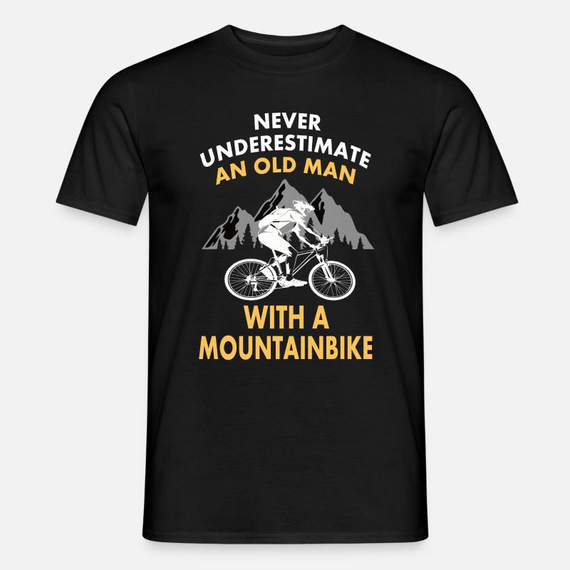 Fahrrad Geschenk - Männer T-Shirt - Schwarz