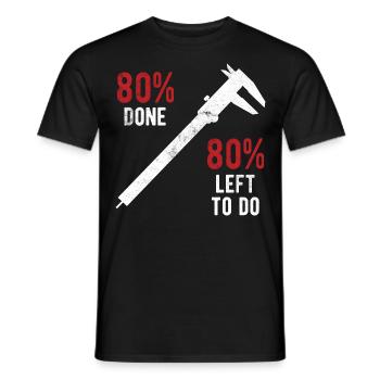 Maschinen-Bediener Maschinenführer Machinist - Männer T-Shirt - Schwarz - Vorne - AI Model Male 178 light (178cm)