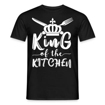 Chef Chef Chefs Kitchen Funny saying - Men's T-Shirt - black - Front - AI Model Male 178 light (178cm)