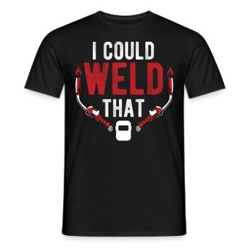 Schweißen Für Schweißer - Männer T-Shirt - Schwarz - Vorne - AI Model Male 178 light (178cm)