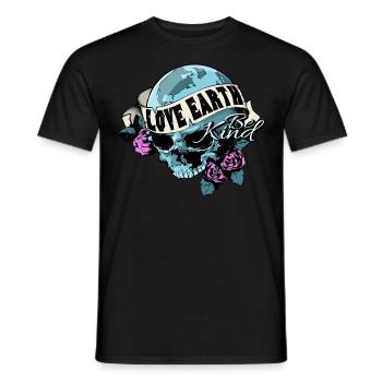 Mutter Erde - Männer T-Shirt - Schwarz - Vorne - AI Model Male 178 light (178cm)