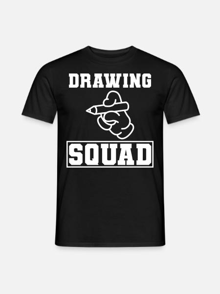 Kunstliebhaber Grafikdesigner - Männer T-Shirt - Schwarz