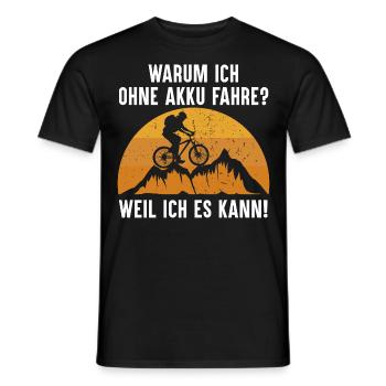 Vélo Dicton VTT Vélo de route Cycliste - T-shirt homme - noir - Devant - AI Model Male 178 light (178cm)