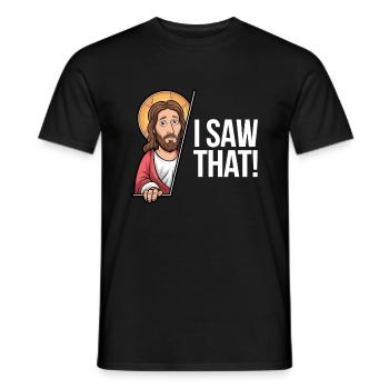 J’ai vu ça - T-shirt homme - noir - Devant - AI Model Male 178 light (178cm)