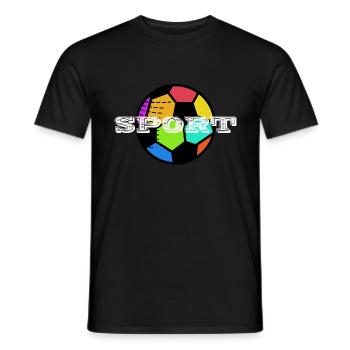 Sport - T-shirt homme - noir - Devant - AI Model Male 178 light (178cm)
