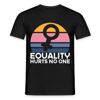 Feministin Feminismus Emanzipation Geschenk - Männer T-Shirt - Schwarz - Vorne - AI Model Male 178 light (178cm)