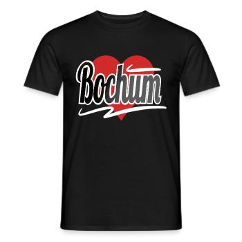 Bochum - T-shirt homme - noir - Devant - AI Model Male 178 light (178cm)