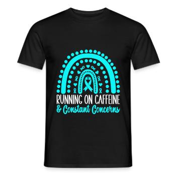 Trouble anxieux Trouble anxieux - T-shirt homme - noir - Devant - AI Model Male 178 light (178cm)