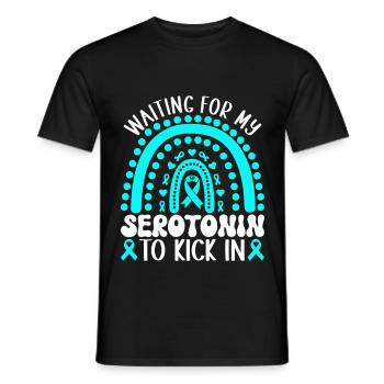 Trouble anxieux Trouble anxieux - T-shirt homme - noir - Devant - AI Model Male 178 light (178cm)