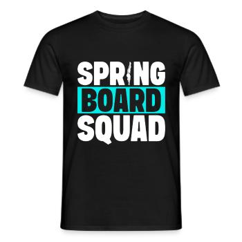 Kunstspringen Turmspringer Sprungbrett - Männer T-Shirt - Schwarz - Vorne - AI Model Male 178 light (178cm)