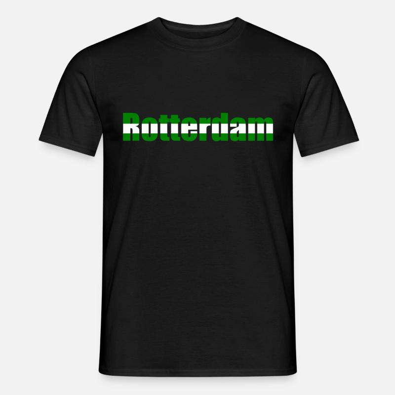 Rotterdam - Männer T-Shirt - Schwarz