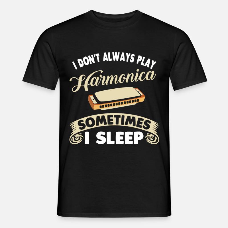 Harmonica Musical instrument Harmonica - Men’s T-shirt - black