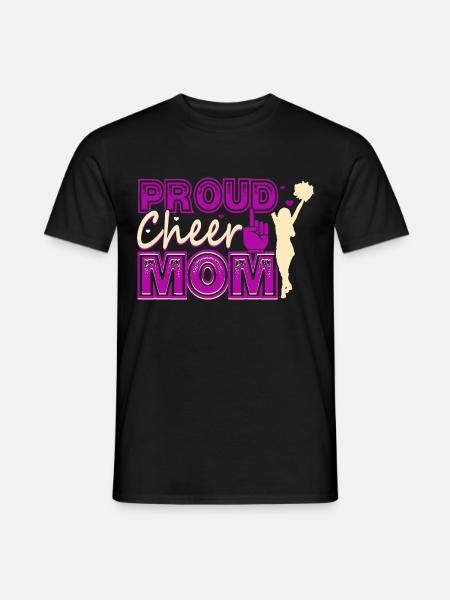 Cheerleading Mutter - Männer T-Shirt - Schwarz