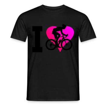 Road Bike Road Bike Road Bike Women's Road Bike - Men's T-Shirt - black - Front - AI Model Male 178 light (178cm)
