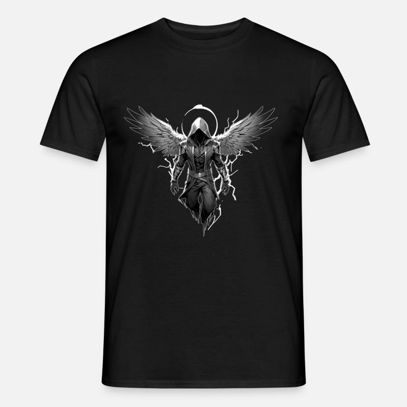 Todesengel - Männer T-Shirt - Schwarz